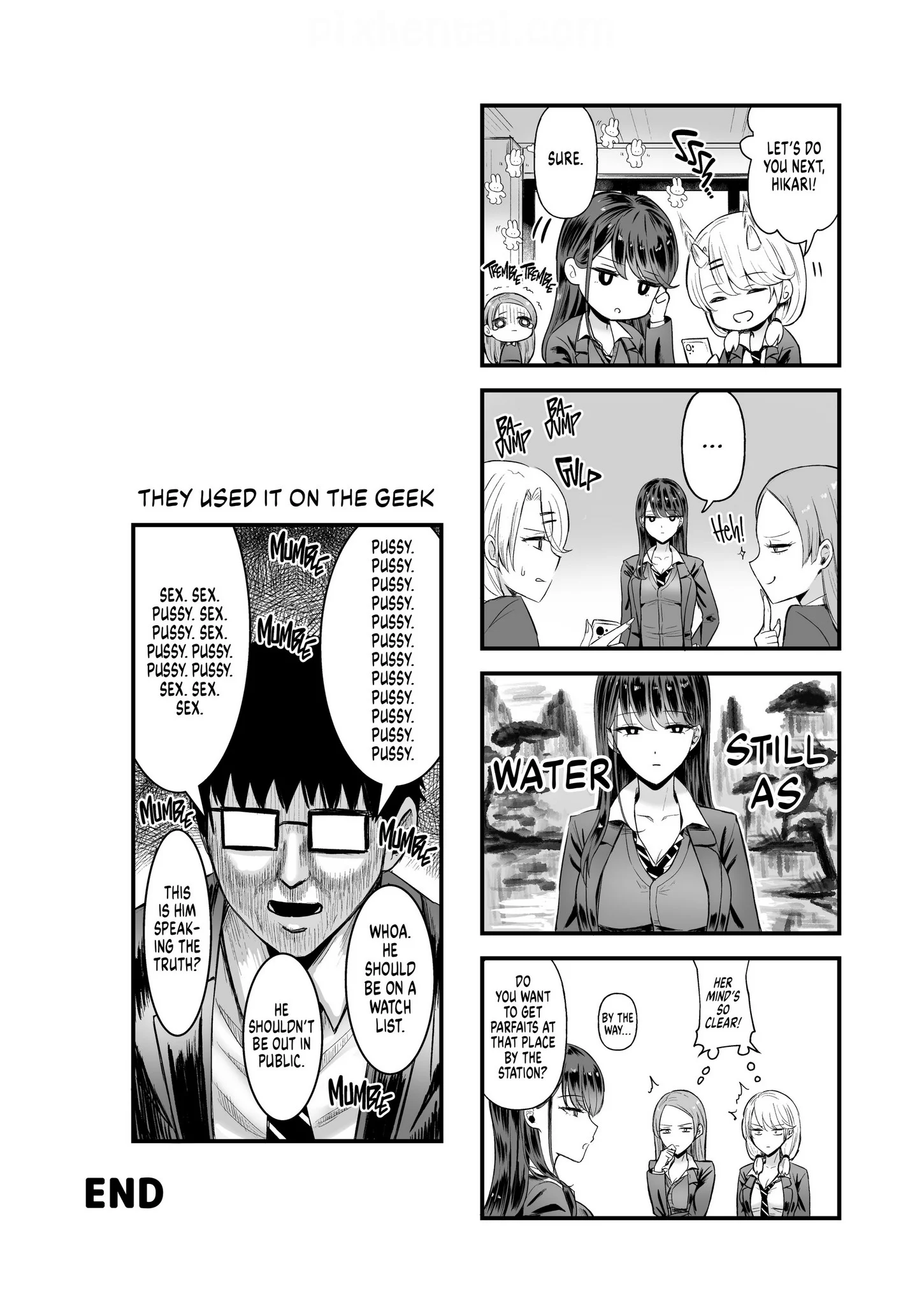 Komik hentai xxx manga sex bokep The Gyaru I Hang Out with Lets Me Use Her Pussy 5 page 69